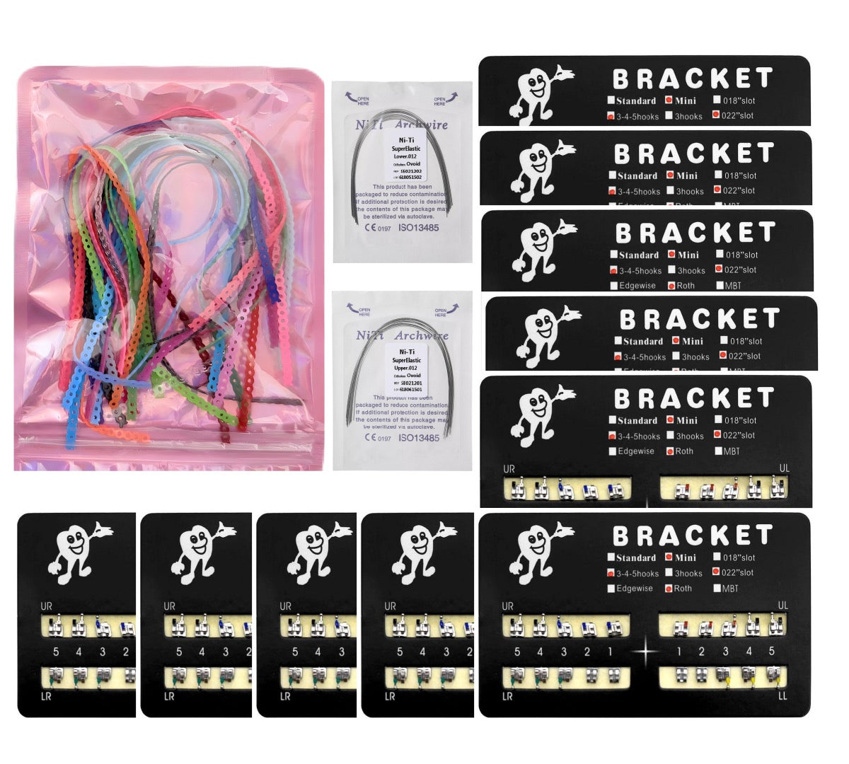 Braces Kit with Power Chain 20 Colors