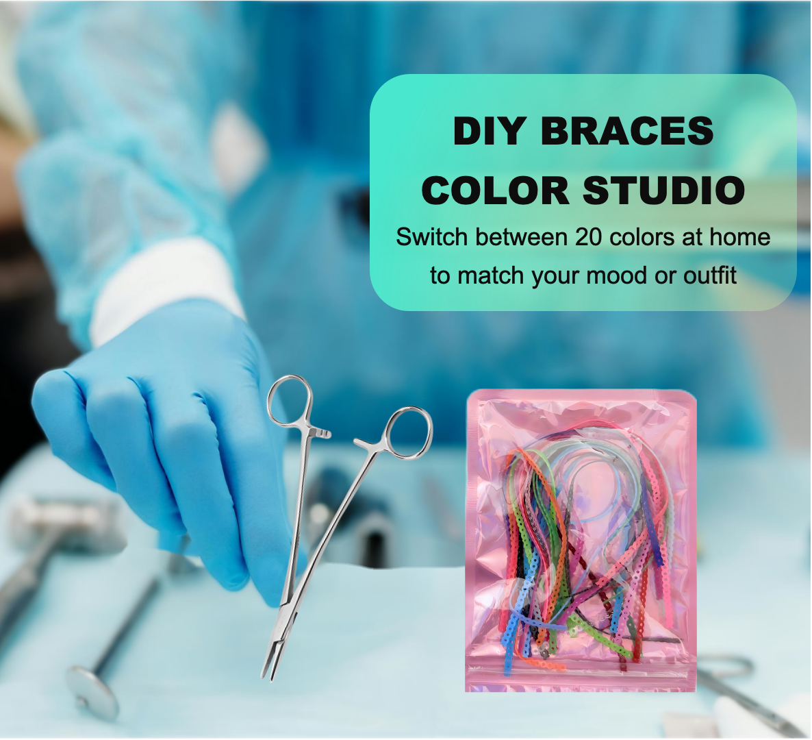 DIY Braces Power Chain Kit