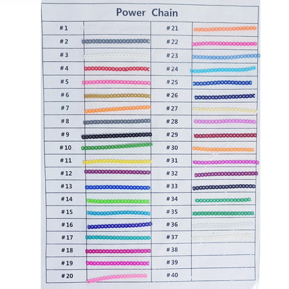  Braces power chain (37 Colors)