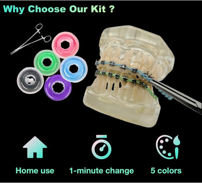 Braces Power Chain  5 Colors