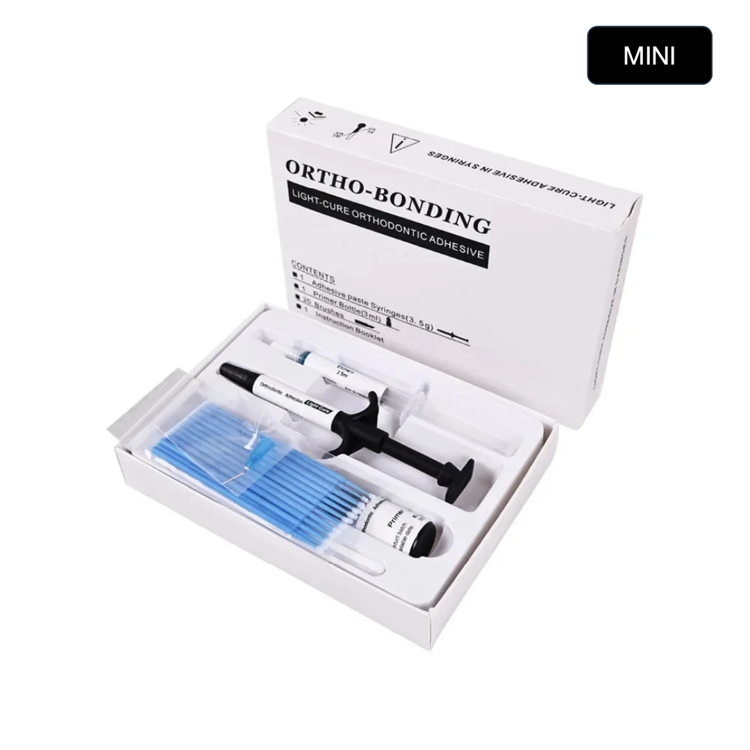 Sino Dental Group Complete Orthodontic Bonding Dental Glue Kit with Light Curing System for Braces and Tooth Gems