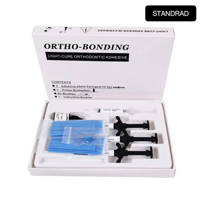Sino Dental Group Complete Orthodontic Bonding Dental Glue Kit with Light Curing System for Braces and Tooth Gems