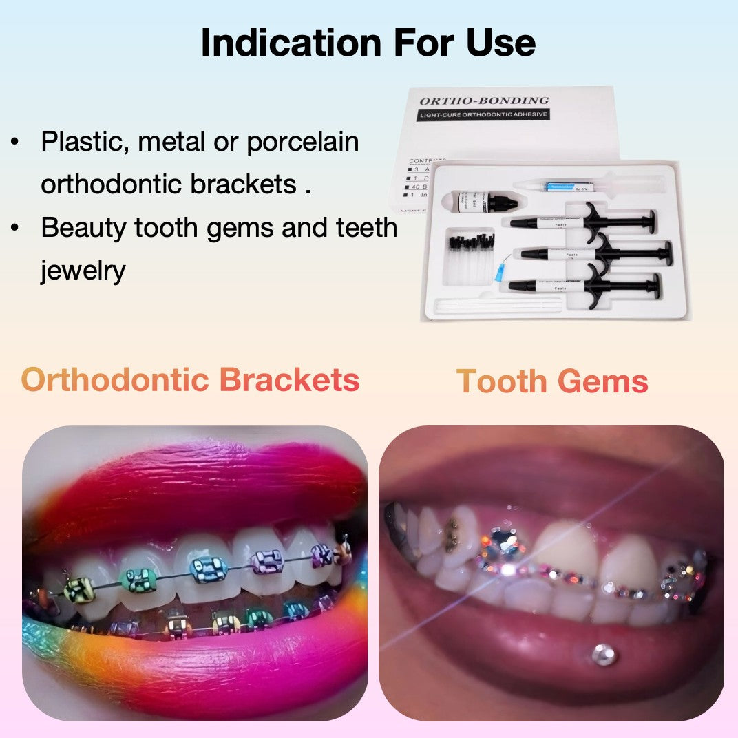 Braces Bonding Teeth Gems Glue